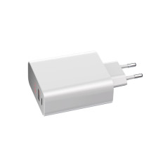 Сетевое зарядное устройство Baseus Speed PPS Intelligent Power-off QC4.0+PD3.0 45W USB+Type-C 6A Белый
