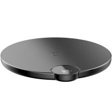 Бездротовий зарядний пристрій Baseus LED Display Wireless Charger з технологією Qi 10W Чорний