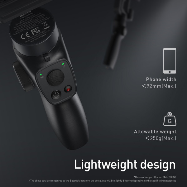Стедикам Baseus Handheld Gimbal Stabilizer трехосевой