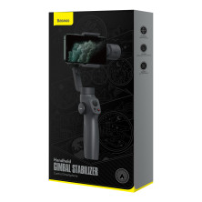 Стедикам Baseus Handheld Gimbal Stabilizer трехосевой стабилизатор для телефона и экшн-камеры Черный