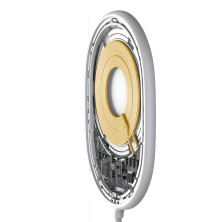 Бездротовий зарядний пристрій Baseus Light Magnetic з технологією Qi 15W 2A Білий