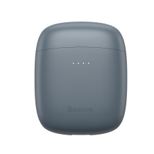 Бездротові Bluetooth навушники Baseus Encok TWS W04 Pro з функцією бездротової зарядки Qi Сірий