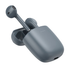 Бездротові Bluetooth навушники Baseus Encok TWS W04 Pro з функцією бездротової зарядки Qi Сірий