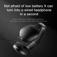 Бездротові навушники Bluetooth Baseus Encok D02 Чорний