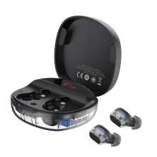 Беспроводные Bluetooth наушники Baseus Encok TWS WM01 Plus с дисплеем Черный
