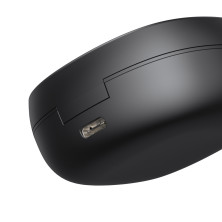 Беспроводные Bluetooth наушники Baseus Encok TWS WM01 Plus с дисплеем Черный
