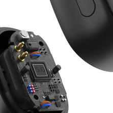 Беспроводные Bluetooth наушники Baseus Encok TWS WM01 Plus с дисплеем Черный