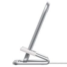 Беспроводное зарядное устройство Baseus Rib Horizontal and Vertical с технологией Qi 15W MAX Белый