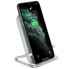 Беспроводное зарядное устройство Baseus Rib Horizontal and Vertical с технологией Qi 15W MAX Белый