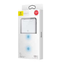 Беспроводная зарядка-подставка для телефона быстрая Baseus Three-coil Wireless Charging Pad Qi 10W Белая