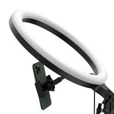Комплект блогера 3в1 Baseus Live Stream Holder 120 LED (Держатель с LED лампой 24,5 см и настольная подставка)