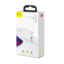 Сетевое зарядное устройство Baseus Speed PPS QC3.0+PD3.0 30W USB+Type-C 5A Белый