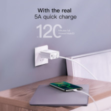 Сетевое зарядное устройство Baseus Speed PPS QC3.0+PD3.0 30W USB+Type-C 5A Белый