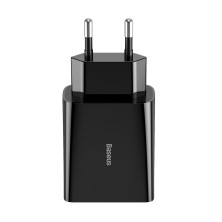 Сетевое зарядное устройство Baseus Speed Mini QC Single U QC3.0 18W USB 3A Черный