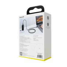 Сетевое зарядное устройство Baseus GaN Mini QC3.0+PD3.0 45W USB+Type-C 5A + кабель Baseus Type-C to Type-C 60W 20V/3A 1м Черный