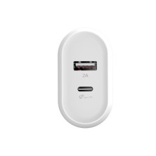 Сетевое зарядное устройство Baseus Bojure Series PD3.0 32W Type-C PD 3A + USB 1A + Кабель 18W Type-C to Lightning 1м Белый