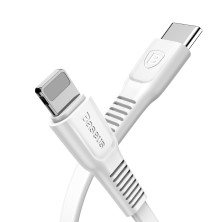 Сетевое зарядное устройство Baseus Bojure Series PD3.0 32W Type-C PD 3A + USB 1A + Кабель 18W Type-C to Lightning 1м Белый