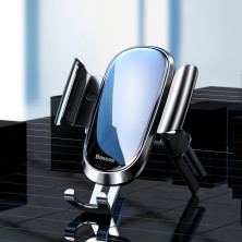 Автодержатель для телефона Baseus Future Gravity Vehicle в круглый воздуховод Черный