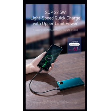 УМБ Baseus Adaman 10000mAh 22.5W с технологией QC3.0+PD3.0 Сине-Зелёный