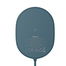 Беспроводное зарядное устройство Baseus Light Magnetic с технологией Qi 15W 2A Синий