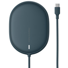 Бездротовий зарядний пристрій Baseus Light Magnetic з технологією Qi 15W 2A Синій
