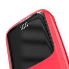 УМБ Baseus Q Pow 10000mAh 15W 3A з технологією QC3.0 + PD3.0 і Type-C кабелем Червоний