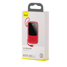 УМБ Baseus Q Pow 10000mAh 15W 3A з технологією QC3.0 + PD3.0 і Type-C кабелем Червоний