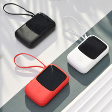 УМБ Baseus Q Pow 10000mAh 15W 3A з технологією QC3.0 + PD3.0 і Type-C кабелем Червоний