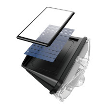 Світильник фасадний Baseus Solar Energy 1.2Вт 120Lm на сонячній батареї 1200mAh із датчиком руху Білий