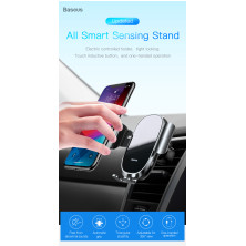 Автодержатель для телефона Baseus Smart Car Mount Cell Phone в воздуховод автоматический Черный