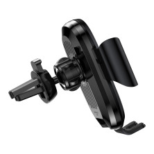 Автодержатель для телефона Baseus Smart Car Mount Cell Phone в воздуховод автоматический Черный