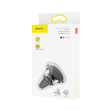 Автодержатель для телефона магнитный Baseus Small Ears в воздуховод Черный