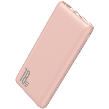 УМБ Baseus Bipow 10000mAh 18W с технологией QC3.0+PD3.0 Розовый