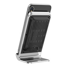 Беспроводное зарядное устройство Baseus Vertical Desktop Wireless Charger  с технологией Qi 10W Черный