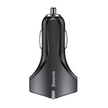 Автомобільний зарядний пристрій Baseus Small Rocket QC 3.0 2USB 3A Чорний