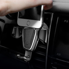 Автодержатель для телефона Baseus Gravity Car Mount Metal в воздуховод Черный