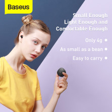 Бездротові Bluetooth навушники Baseus Encok TWS WM01 Чорний