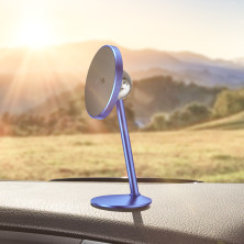 Автодержатель для телефона магнитный Baseus Little Sun Magnetic на торпедо Синий