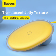 Беспроводное зарядное устройство Baseus Jelly с технологией Qi 15W 2A MAX Желтый
