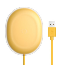 Беспроводное зарядное устройство Baseus Jelly с технологией Qi 15W 2A MAX Желтый