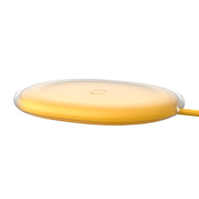 Беспроводное зарядное устройство Baseus Jelly с технологией Qi 15W 2A MAX Желтый
