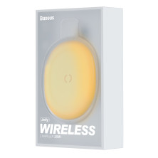 Беспроводное зарядное устройство Baseus Jelly с технологией Qi 15W 2A MAX Желтый