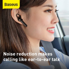Беспроводная Bluetooth гарнитура Baseus Encok Wirelless Earphones A05 + USB док-станция Черный