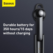 Беспроводная Bluetooth гарнитура Baseus Encok Wirelless Earphones A05 + USB док-станция Черный