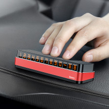 Автовизитка парковочная карта Baseus Moonlight Box Series Temporary Parking Number Plate Красный
