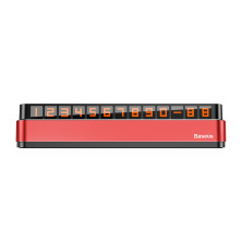 Автовизитка парковочная карта Baseus Moonlight Box Series Temporary Parking Number Plate Красный