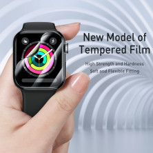 Защитное стекло BASEUS для Apple Watch 1/2/3 38 mm Full Cover 0.2mm Черный