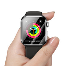 Защитное стекло BASEUS для Apple Watch 1/2/3 38 mm Full Cover 0.2mm Черный