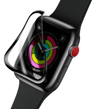 Защитное стекло BASEUS для Apple Watch 1/2/3 38 mm Full Cover 0.2mm Черный