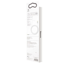 Переходник Baseus M01 Yiven Type-C male To Mini-jack 3.5 male Audio Cable 1.2 m Белый